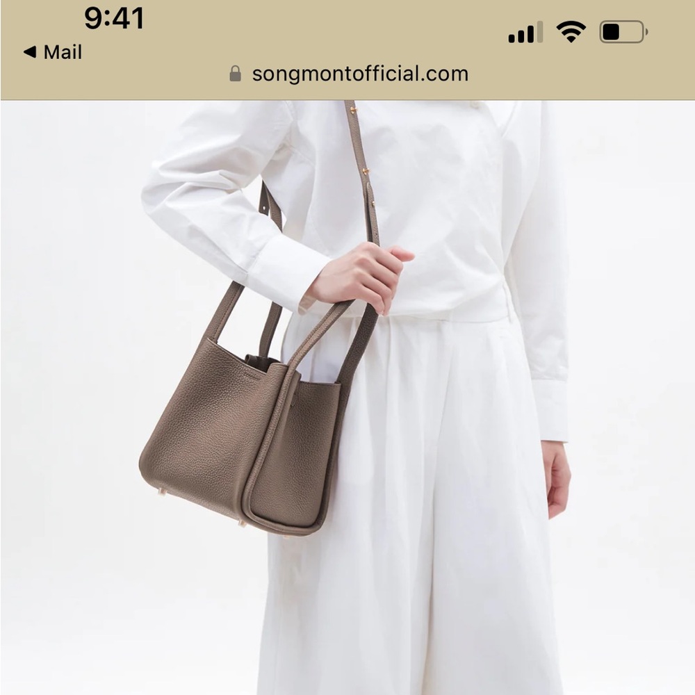 Songmont Medium Song Bag - crossbody handbag Taupe
